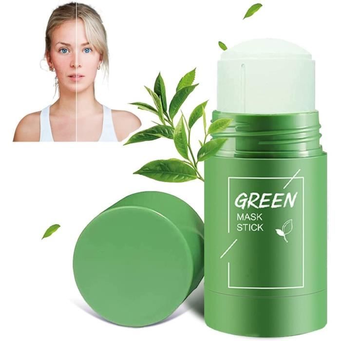 1 Pack Green Tea Purifying Clay Stick Mask, Green Tea Cleansing Mask