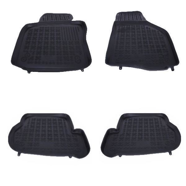 Caoutchouc Tapis Skoda Octavia 1 1u 4 Pcs Caoutchouc Tapis De Sol Original Qualité Noir