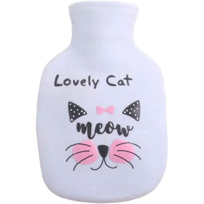 Mini Bouillotte Bebe Enfant Avec Licorne Et Chat Flanelle Housse De Biberon Amovible Et Lavable 350ml Chat 1169 Cdiscount Sante Mieux Vivre