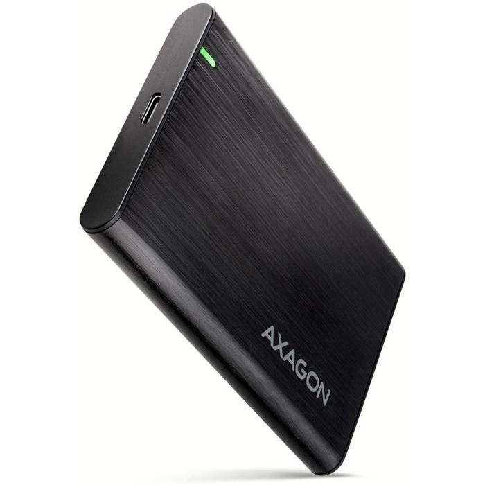 AXAGON EE25-A6C USB-C 3.2 - SATA 6G 2.5 externes Festplattengehäuse - Schwarz - 8595247906502