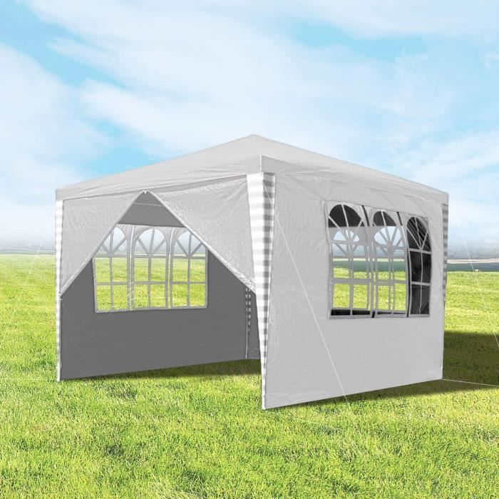 Facile /à Installer Jardin Hengda Tonnelle de Jardin 3 x 3 m Tente de Jardin Protection UV pour ext/érieur Mariage Camping f/ête