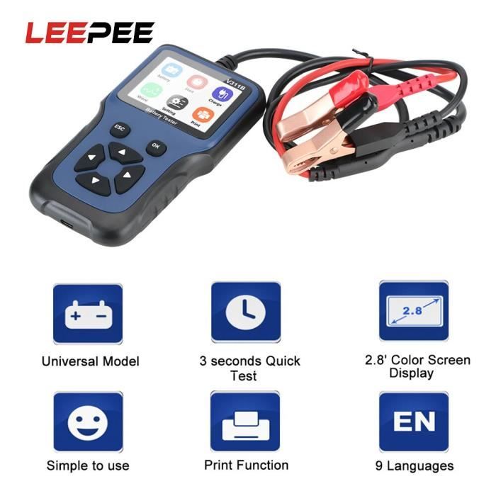 Testeur De Charge De Vooture, Outil De Diagnostic Automatique, OUTIL D