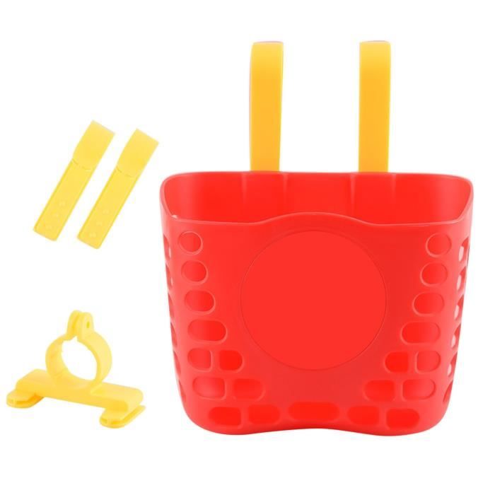 Panier De Guidon Pour Vélo Enfant – Capacité 5 Litres, En Métal Noir, Fixation Facile, Marque Red Loon