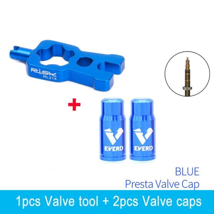 Clé De Valve Vélo TAKONE 4 En 1 - Pour Presta/Schrader - Alliage Aluminium
