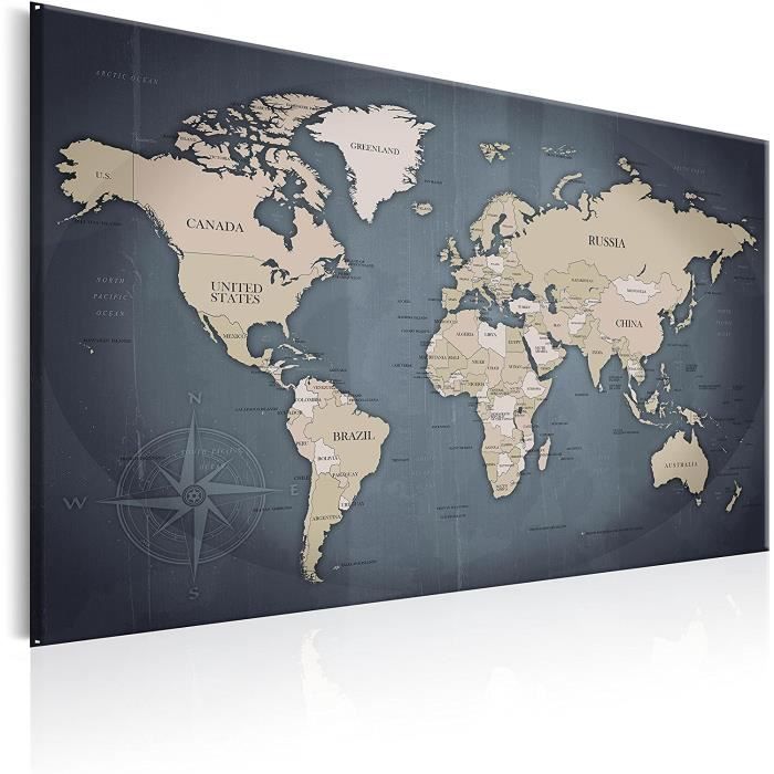 Décoration carte du monde liège  Décoration murale carte du monde, Carte  du monde deco, Decoration murale design
