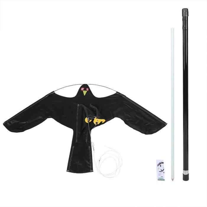 Oiseau repoussant aigle cerf-volant oiseau effaroucheur répulsif cerf-volant volant émulation volant oiseau cerf-volant pour ferme de jardin 