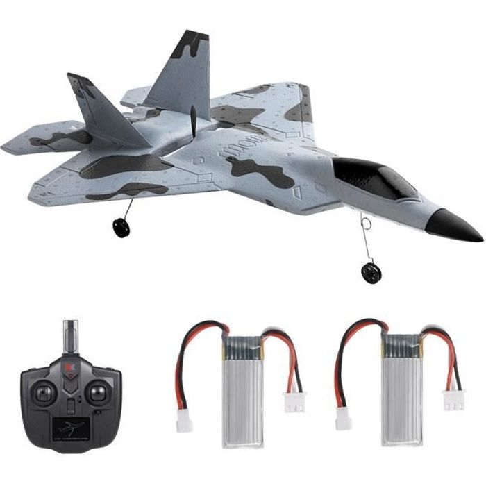 Avion Télécommandé FX801 pour Enfant, Jouet en Mousse EPP, 2.4G, 2CH