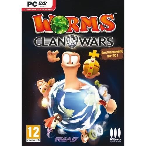 Jeu PC - Team17 - Worms Clan Wars - Stratégie multijoueur - Menus en français - PEGI 7+