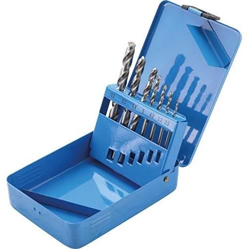Jeu De 10 Forets HSS Pour Perceuse - Bois, Plastique, Métal - 2/3/3.5/4/5 Mm