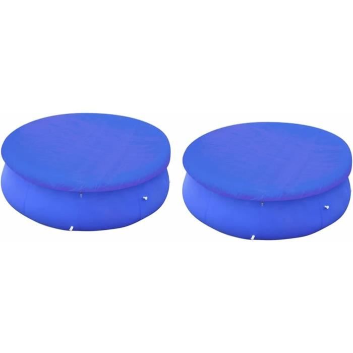 Bache A Bulle Piscine 500 Microns Bâche à Bulles Pour Piscine - Couverture Solaire Noir 455 Cm, Augmentation Température Et Réduction Évaporation Chauffage Eau Naturel