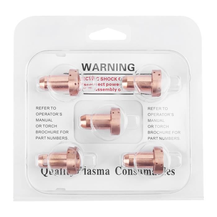 Kit De 45 Pièces Consommables Pour Poste Plasma CUT 50 - Buses, électrodes, Capuchons Céramique, NTG Compatible