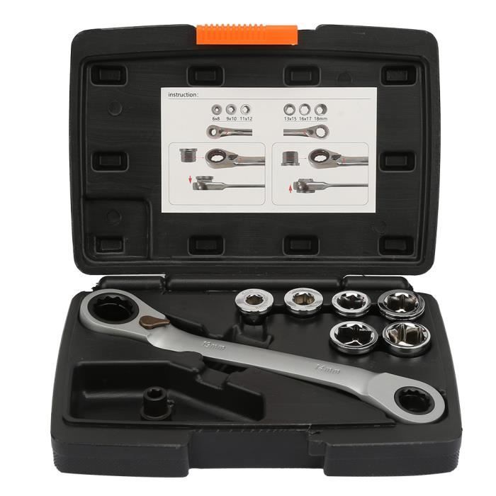 Jeu De 42 Douilles Avec Cliquet Réversible I Clé À Douille Et Jeu D