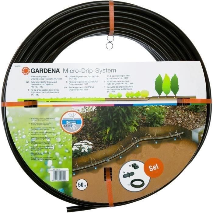 GARDENA A Tuyau à goutteur incorporés enterré 13mm – Pour Micro Drip System – Tuyau de surface et enterré – Garantie - vue 4