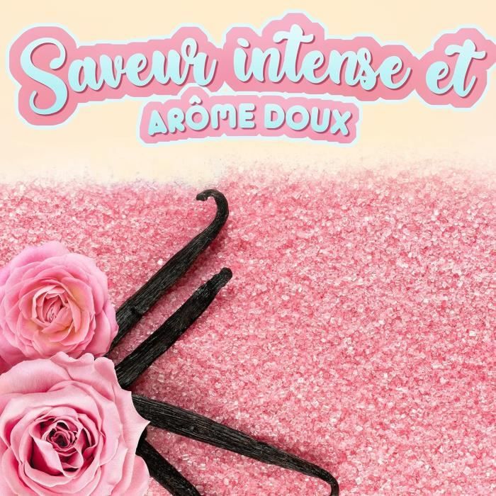 Machine à Barbe à Papa SIDRAL – Facile à Utiliser – Inclut 10 Bâtonnets + 10 Dosettes De Sucre + Cuillère – Idéal Pour Fêtes Et Enfants – Coloris Rose
