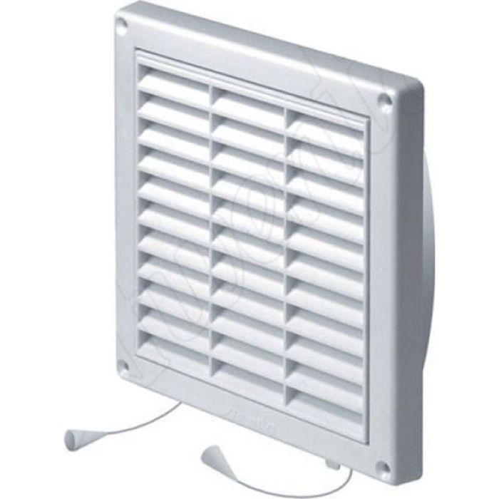 Ventilation murale conduit de grille couvrir avec tirette net et de lobturateur 200x200mm