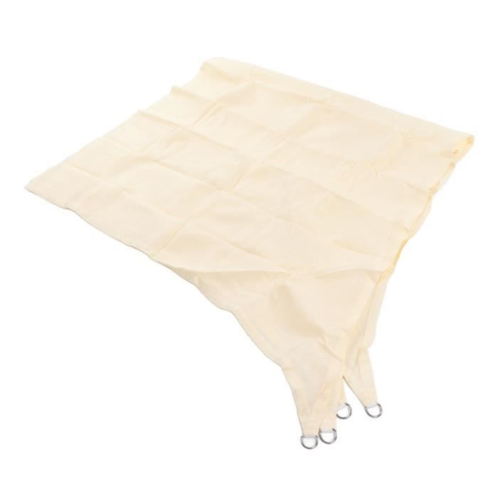 Voile D'ombrage Extérieur 2x3m - PE Imperméable, Vert Foncé - Pour Terrasse, Balcon, Camping, Niche