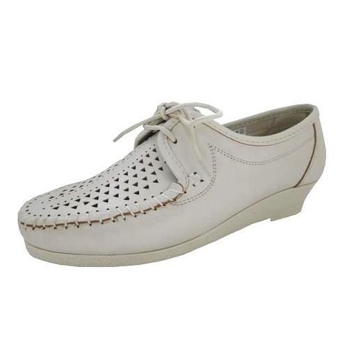 Chaussures confort cuir femme mocassins KIARFLEX Beige Beige Cdiscount