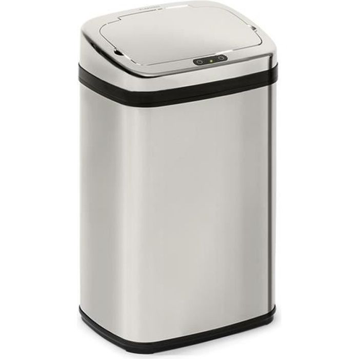 Klarstein Cleansmann 30 Poubelle 30 litres avec capteur - Couvercle ABS chromé
