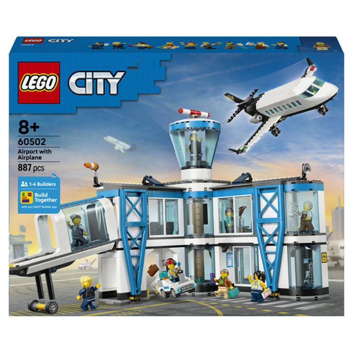 LEGO City L’Aéroport et l’Avion 60502 - vue 5