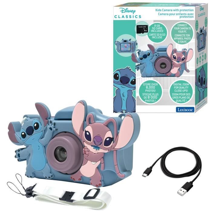 Caméra Enfant Lexibook DJ078D – Protection Disney Stitch - vue 3