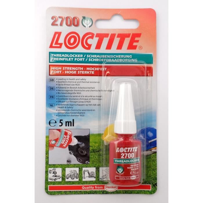 Loctite 2700 Frein Filet Fort Gamme Pro 5ml