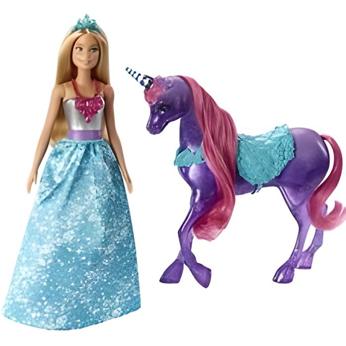Cheval outlet licorne barbie
