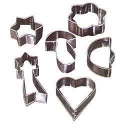 Emporte-pièces en inox - Multicolore - METALTEX - Lot de 6 - Compatibilité lave-vaisselle - Gris