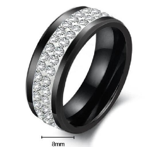 Bague empilable sablée en argent 925 recyclé pour femme et pour hom