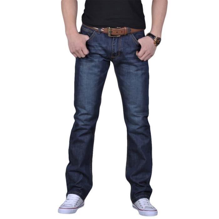 Jean Homme - LEOCLOTHO - Slim - Bleu 11 -