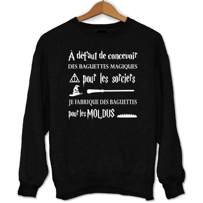 Boulanger Comme A Poudlard L Amour De La Baguette Moldu Sweat Unisexe Metier Humour Noir Cdiscount Pret A Porter Boulanger Comme A Poudlard L Amour De La Baguette Moldu Sweat Unisexe Metier Humour Noir Cdiscount Pret A Porter