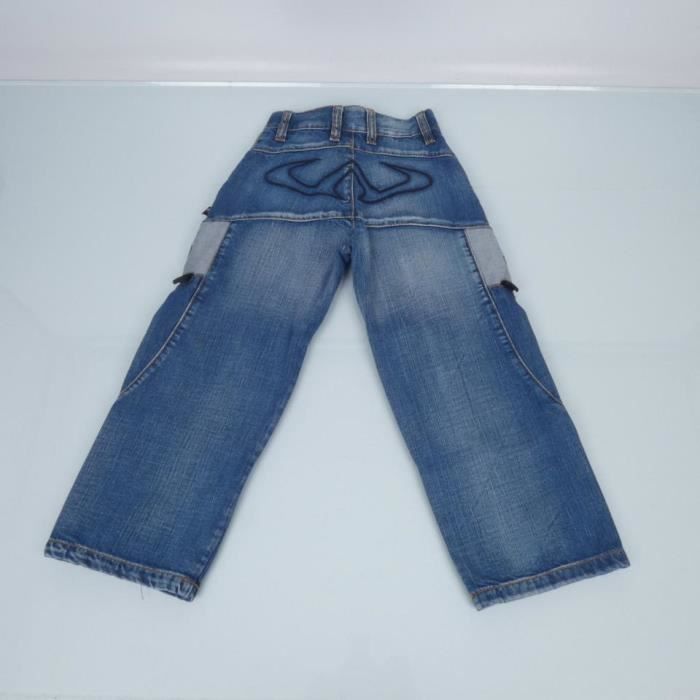 Pantalon moto route Wearing Warrior JR jean bleu pour enfant Taille 14
