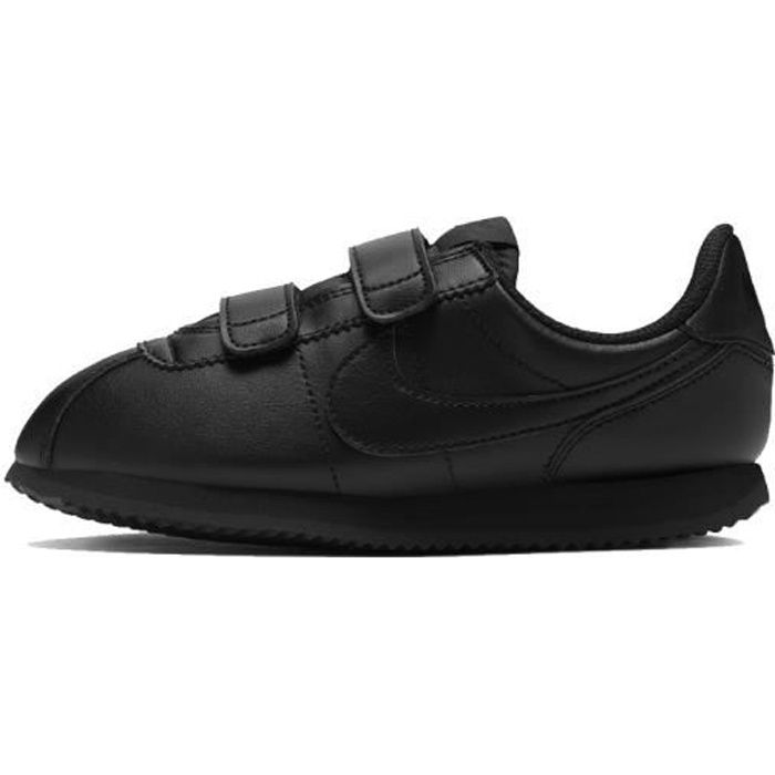 Basket Nike CORTEZ BASIC SL Cadet - NIKE - Cuir - Lacets - Noir