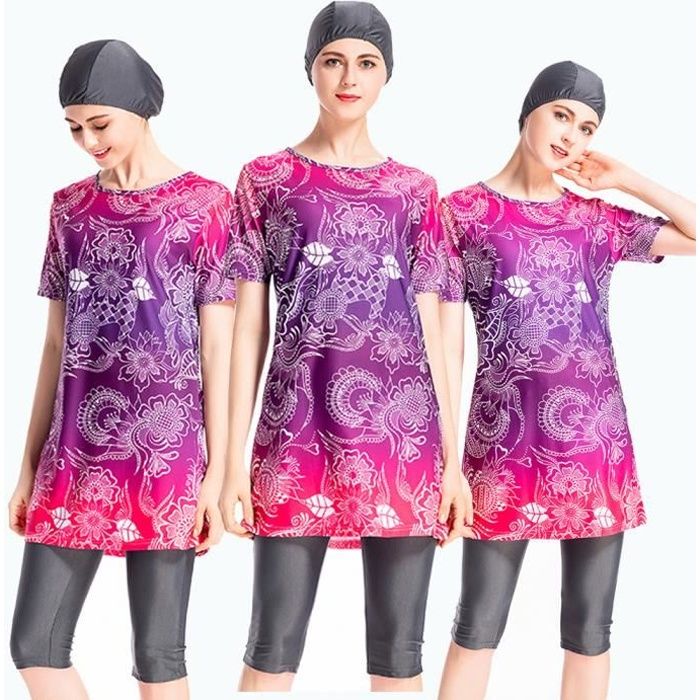Maillot De Bain Musulman 3 Pièces Pour Femme - Maillot De Bain à