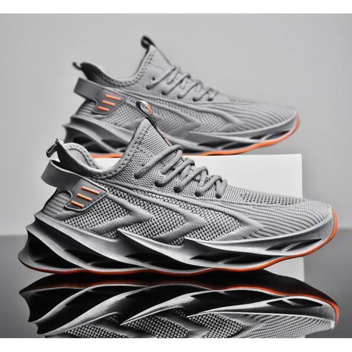 Chaussures De Sport Pour Homme - Semelle Blanche - Chaussures De