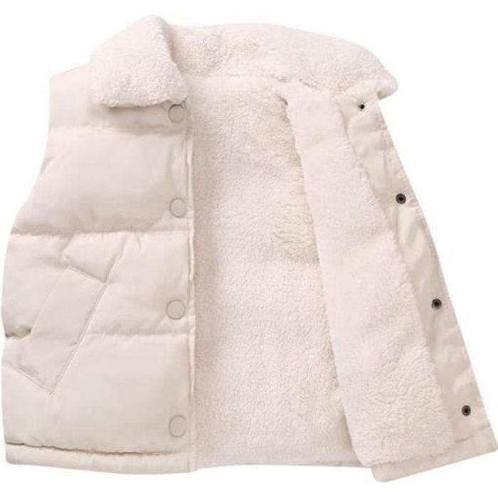 Doudoune Enfant Garçon Bricolore Epais Chaude Hiver A Capuche de 6 à 15 ans  - Beige Beige - Cdiscount Prêt-à-Porter