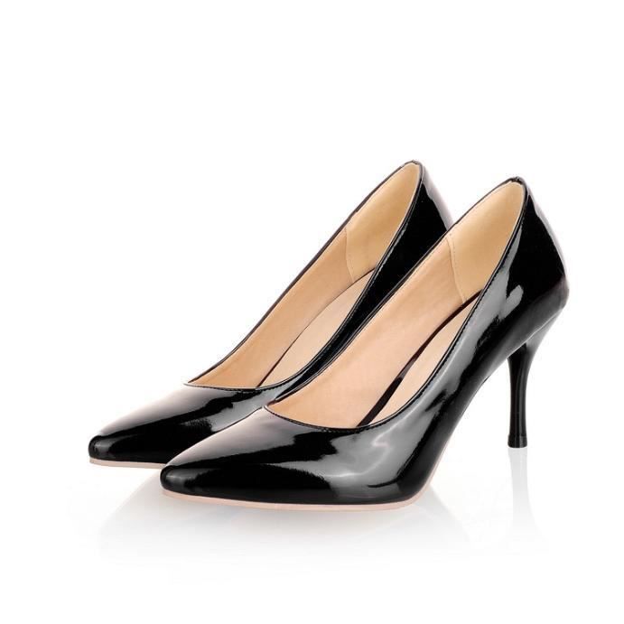 Talons Aiguilles Reed Krakoff Noir - Taille 37 - Cuir Verni - Occasion