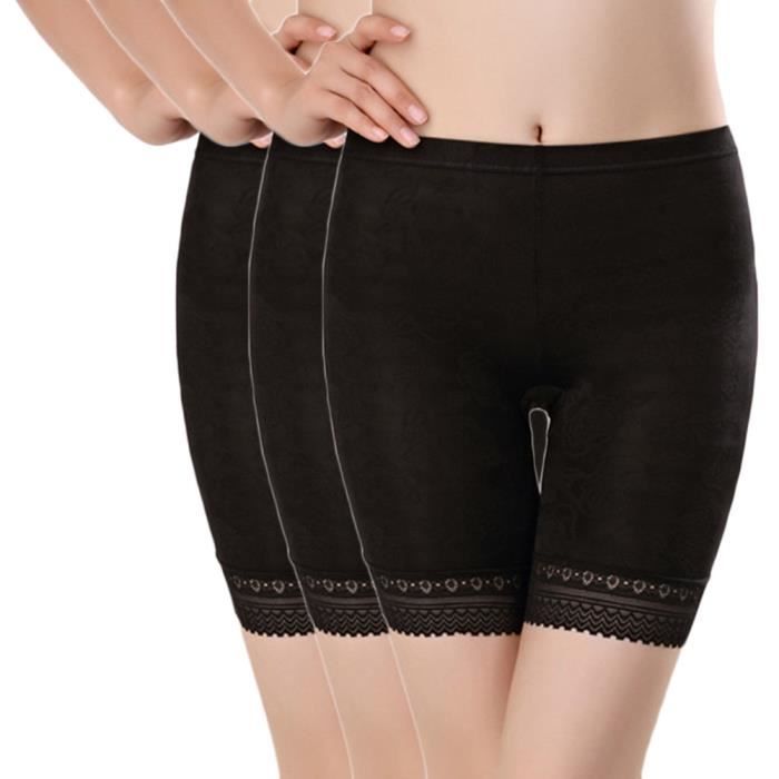 Shorty de SÃ©curitÃ© Femme sans Couture sous Jupe Slip Shorty Anti Frottement Shorties Elastique 