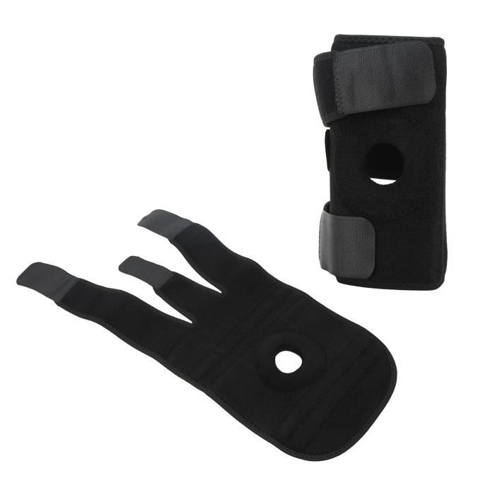 AQF Genouillère De Compression Sport - 2 Pièces - Antidérapante - Pour Musculation, Course, Entraînement - Homme Et Femme - Taille XL