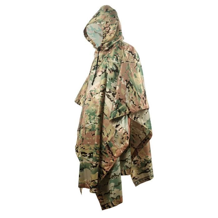 Housse De Pluie Camouflage Pour Appareil Photo DSLR - Compatible Objectifs Jusqu'à 400 Mm - Protection étanche - Arrière Transparent Pour écran LCD