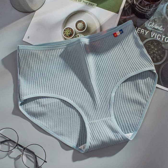 Culotte Femme 100% Coton Grande Taille - Sans Couture, élastique, Doux Et Respirant - Pour Tous Les Jours - 7