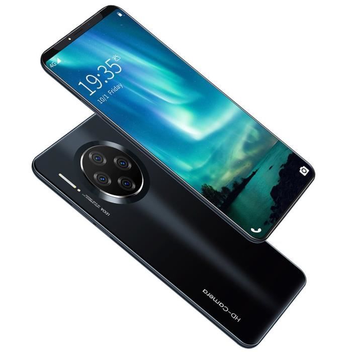 Top achat T&eacute;l&eacute;phone portable Mate33 Pro 6.1" Smartphone grand écran 1+8G Android téléphone Hd affichage Hd caméra - noir pas cher
