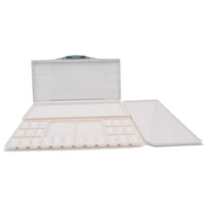 Boîte à palette d'aquarelle scellée avec 24 compartiments - Gardez votre peinture humide et Boîte à palette d'aquarelle scellée avec 24 compartiments - Gardez votre peinture humide et