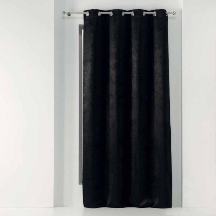 Tenda Douceur D'Intérieur Marbrea Con Occhielli – 135x240 Cm, Colore Antracite, Effetto Marmo, 100% Poliestere – Per Interni Eleganti