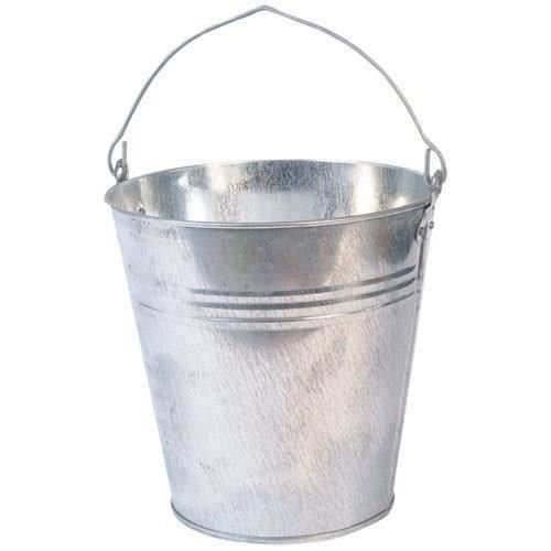 PLASTINOX Seau galvanisé - 12L