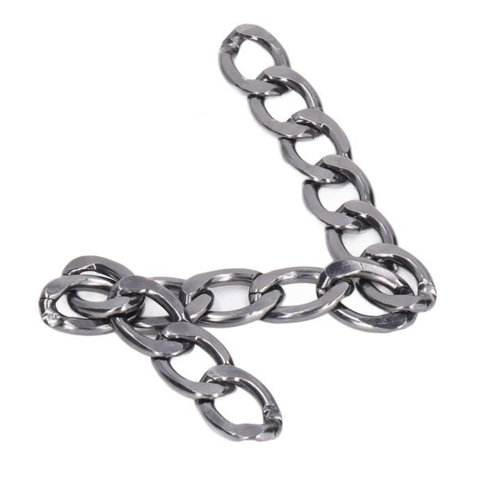 Chaîne Curb Torsadée En Aluminium Doré 5m – 8x6mm – Pour Fabrication Bijoux DIY Collier Bracelet Boucles D'oreilles
