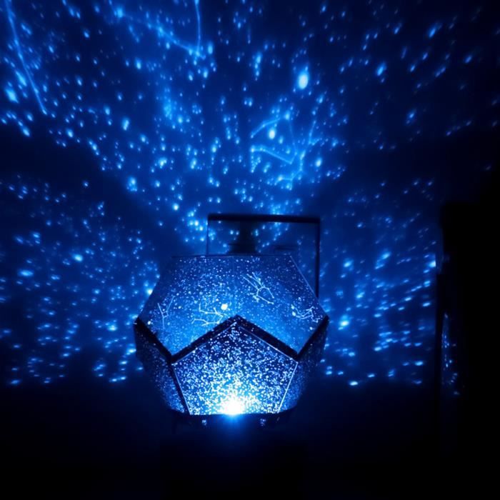 Bleu -Projecteur détoiles de planétarium domestique rechargeable par USB projecteur de veilleuse à LED couleur unique
