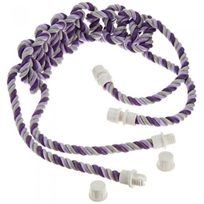 Comparer les prix de Pont en corde - ROSEWOOD - Pour rat - Longueur 110cm - Evite les griffes incarnées