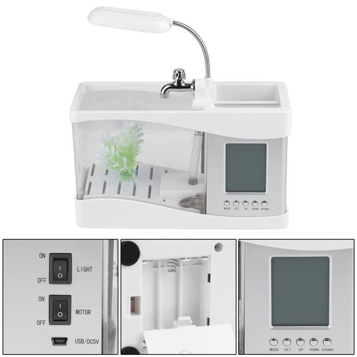 Comparer les prix de Aquarium multifonctionnel - SALUTUYA - Nano - LED - Affichage numérique