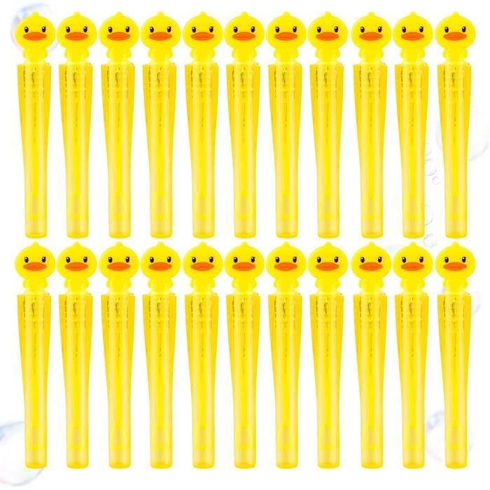 JOYIN Lot de 24 grandes baguettes à bulles de 37,6 cm en vrac (2 douzaines) pour jouets d'été, activités d'extérieur/intérieur, Pâques, fournitures de fête pour enfants