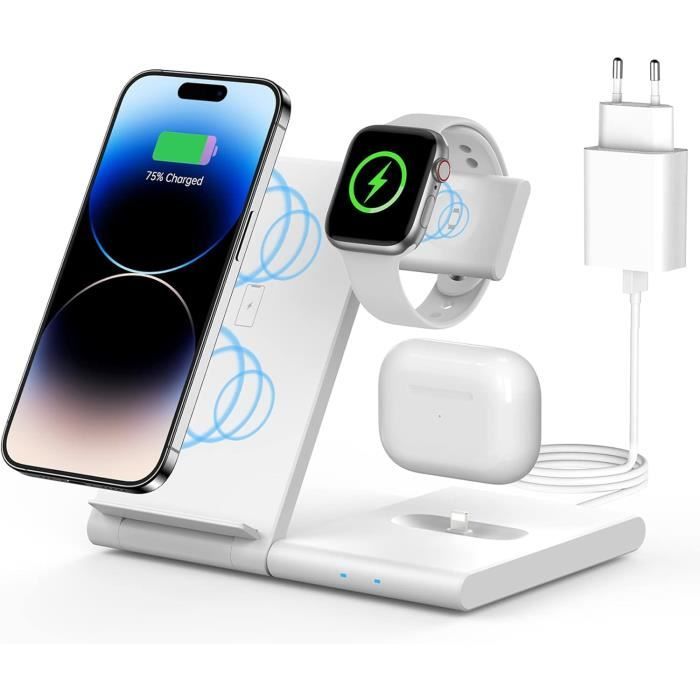 Adaptateur Lightning 3-en-1 MFi Certifié - Prise Casque 3.5mm + USB-A OTG + Port De Charge - Pour IPhone/iPad